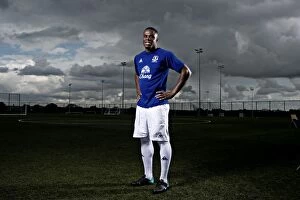 Images Dated 30th September 2010: Powerful Striker: Victor Anichebe of Everton Football Club