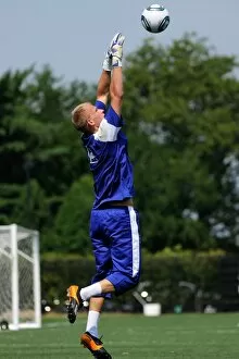 Everton Fc Practice Collection: during practice in Philadelphia, PA, on July 18, 2011