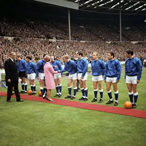 If Y'Know Your History Prints: Princess Margaret Meets Everton: A Royal Encounter at the 1966 FA Cup Final