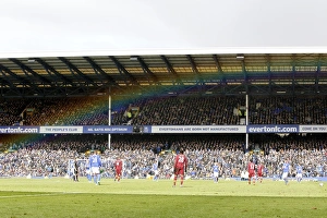 Everton 2 V Manchester City 0 : Goodison Park : 16-03-2013 Prints: Rainbow Triumph: Everton's 2-0 Victory Over Manchester City in the Premier League (March 16)
