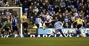 Reading v Everton Collection: Reading v Everton Andy Johnson scores the first goal for Everton