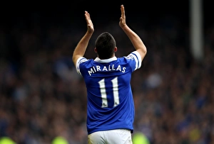 Everton 2 V Manchester United 0 : Goodison Park : 21-04-2014 Prints: Regretful Mirallas: Lamenting Everton's Missed Opportunities Against Manchester United (21-04-2014)