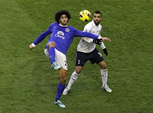 Everton 2 V Tottenham Hotspur 1 : Goodison Park : 09-12-2012 Prints: Rivalry on the Pitch: Sandro vs