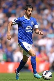 Images Dated 5th May 2013: Rivalry Reignited: A Scoreless Battle between Liverpool and Everton featuring Kevin Mirallas