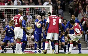 Framed Print : Robin van Persie Scores First Goal for Arsenal Against Everton, 2006: A Memorable Moment at Emirates Stadium Framed Print : Robin van Persie Scores First Goal for Arsenal Against Everton, 2006: A Memorable Moment at Emirates Stadium