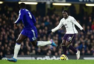 Images Dated 11th February 2015: Romelu Lukaku Returns to Stamford Bridge: Chelsea vs. Everton, Premier League Showdown