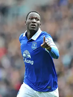 Hull City 0 V Everton 2 : KC Stadium : 11-05-2014 Prints: Romelu Lukaku Scores Everton's Second Goal Against Hull City (11-05-2014, KC Stadium)