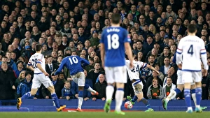 Romelu Lukaku Scores First Goal: Everton vs. Chelsea - Emirates FA Cup Quarterfinal at Goodison Park