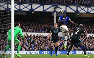Romelu Lukaku Scores Third Goal: Everton vs. West Bromwich Albion at Goodison Park