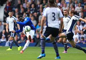 West Bromwich Albion V Everton - The Hawthorns Prints: Romelu Lukaku Scores the Opener: Everton's Victory at West Bromwich Albion in the Premier League