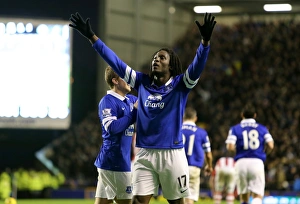 Everton 4 V Stoke City 0 : Goodison Park : 30-11-2013 Prints: Romelu Lukaku's Brace: Everton Crushes Stoke City 4-0 (30-11-2013)