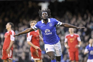 Everton 2 V Southampton 1 : Goodison Park : 29-12-2013 Prints: Romelu Lukaku's Double: Everton's Triumph over Southampton in the Barclays Premier League (29-12-2013)