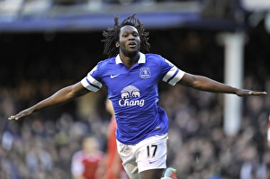 Everton 2 V Southampton 1 : Goodison Park : 29-12-2013 Prints: Romelu Lukaku's Double: Everton's Victory Celebration vs Southampton (December 29)