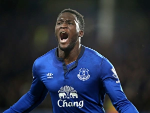 Framed Print : Romelu Lukaku's FA Cup Stunner: Everton's First Goal vs West Ham at Goodison Park Framed Print : Romelu Lukaku's FA Cup Stunner: Everton's First Goal vs West Ham at Goodison Park