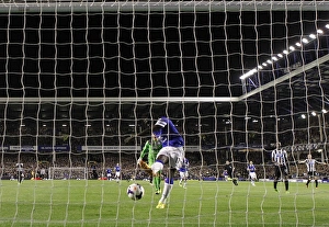 Season 2013-14 Prints: Romelu Lukaku's Hat-Trick: Thrilling 3-2 Everton Victory Over Newcastle United (30-09-2013)