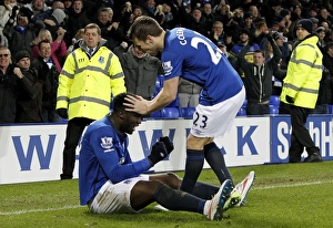 Romelu Lukaku's Thrilling FA Cup Goal Celebration: Everton vs. West Ham at Goodison Park