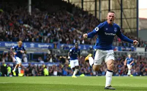 Rooney's Goal: Everton's First Strike Against Stoke City (Premier League 2017-18, Everton vs Stoke City, Goodison Park)