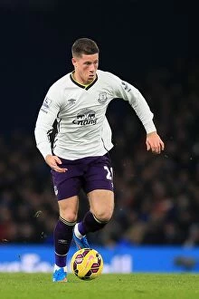 Images Dated 11th February 2015: Ross Barkley in Action: Chelsea vs. Everton, Premier League Showdown at Stamford Bridge