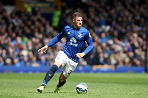 Framed Print : Ross Barkley in Action: Everton vs Sunderland, Premier League at Goodison Park
