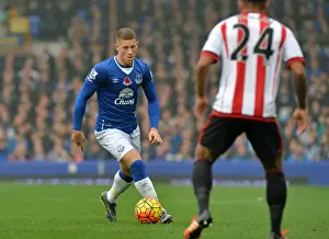 Ross Barkley in Action: Everton vs Sunderland at Goodison Park, Premier League