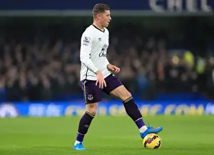Football Full Length Fulllength Prints: Ross Barkley in Action: Premier League Showdown - Chelsea vs. Everton (Stamford Bridge)