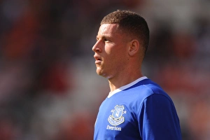 Keith Southern Testimonial - Blackpool V Everton - Bloomfield Road Prints: Ross Barkley Pays Tribute to Keith Southern at Everton's Testimonial Match vs