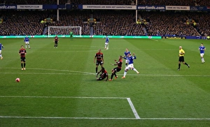 FA Cup Prints: Ross Barkley Scores First Goal: Everton's 4-0 FA Cup Thrashing of Queens Park Rangers (04-01-2014)