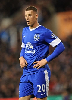 Stoke City 1 V Everton 1 : Britannia Stadium : 15-12-2012 Prints: Ross Barkley Shines: Everton Battles to 1-1 Draw against Stoke City (December 15, 2012)