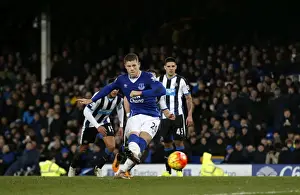 Ross Barkley Strikes Back: Everton's Second Goal vs. Newcastle United at Goodison Park