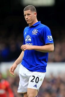 Images Dated 29th October 2011: Ross Barkley's Breakout Performance: Everton vs. Manchester United Showdown (October 2011)