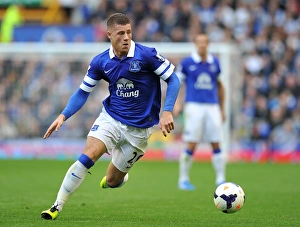 Everton 2 V Hull City 1 : Goodison Park : 19-10-2013 Prints: Ross Barkley's Brilliant Performance: Everton's Thrilling 2-1 Victory Over Hull City (Premier League)