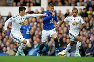 Everton V Swansea City - Goodison Park Prints: Ross Barkley's Explosive Debut: Everton vs Swansea City