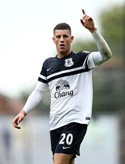 Season 2013-14 Prints: Ross Barkley's Hat-Trick: Everton's Thrilling 3-2 Comeback Against West Ham United (BPL 2013-14)