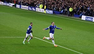 Images Dated 4th January 2014: Ross Barkley's Stunner: Everton's FA Cup Victory Over Queens Park Rangers (4-0)