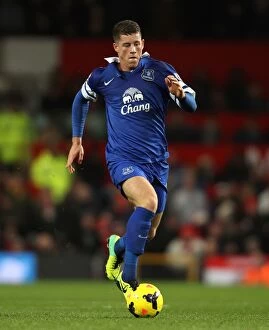Images Dated 4th December 2013: Ross Barkley's Stunner: Everton's Shock 1-0 Victory Over Manchester United (BPL, 04-12-2013)
