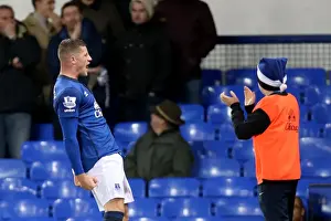 Everton V Queens Park Rangers - Goodison Park Prints: Ross Barkley's Stunner: Everton's Thrilling Opener Against Queens Park Rangers in Premier League
