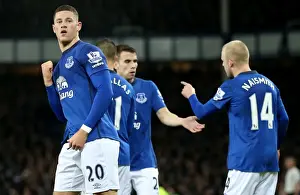 Everton V Queens Park Rangers - Goodison Park Prints: Ross Barkley's Thunderbolt: Everton's E electric Opening Goal vs