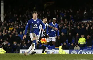 Framed Print : Ross Barkley's Triumph: Everton's Third Goal Secures Victory Over Newcastle United in Premier League Framed Print : Ross Barkley's Triumph: Everton's Third Goal Secures Victory Over Newcastle United in Premier League