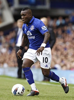 Royston Drenthe in Action: Everton vs. Aston Villa, Barclays Premier League at Goodison Park (10 September 2011)