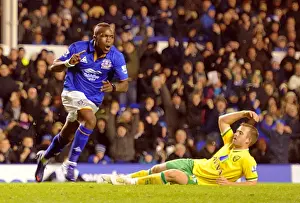 Royston Drenthe: The Assist King - Celebrating at Goodison Park after Setting Up Leon Osman's Goal vs Norwich City (17 December 2011)