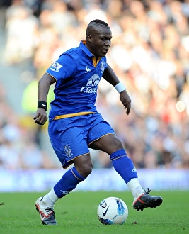 23 October 2011 Fulham V Everton Prints: Royston Drenthe at Craven Cottage: Everton vs