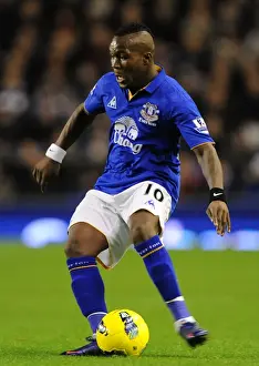 Royston Drenthe at Goodison Park: Everton vs Swansea City, Barclays Premier League (21 December 2011)