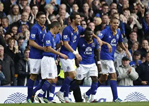 17 September 2011 Everton V Wigan Athletic Prints: Royston Drenthe's Third Goal