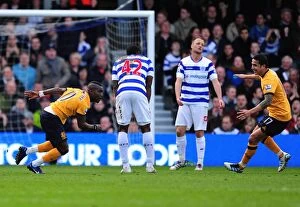 Images Dated 3rd March 2012: Royston Drenthe's Thrilling Goal: Everton's Victory Kickstart at QPR (03.03.2012, Loftus Road)