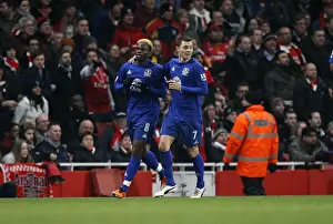 Saha and Bilyaletdinov: Everton's Unforgettable Goal Celebration vs. Arsenal (01 February 2011)