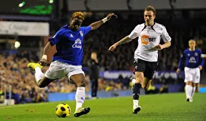 Louis Saha Prints: Saha vs. Taylor: A Premier League Showdown - Everton vs
