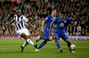 Images Dated 28th September 2015: Saido Berahino Scores First Goal: West Bromwich Albion vs. Everton, Barclays Premier League