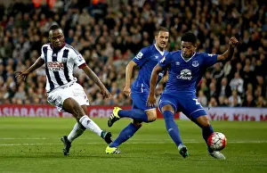 West Bromwich Albion V Everton - The Hawthorns Prints: Saido Berahino Scores First Goal: West Bromwich Albion vs