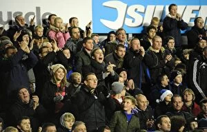 Images Dated 21st December 2011: Sea of Passion: Everton FC Fans in Full Force at Goodison Park