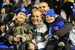 10 November 2010 Everton V Bolton Wanderers Prints: A Sea of Passion: Everton FC Fans Unite at Goodison Park during the Everton vs